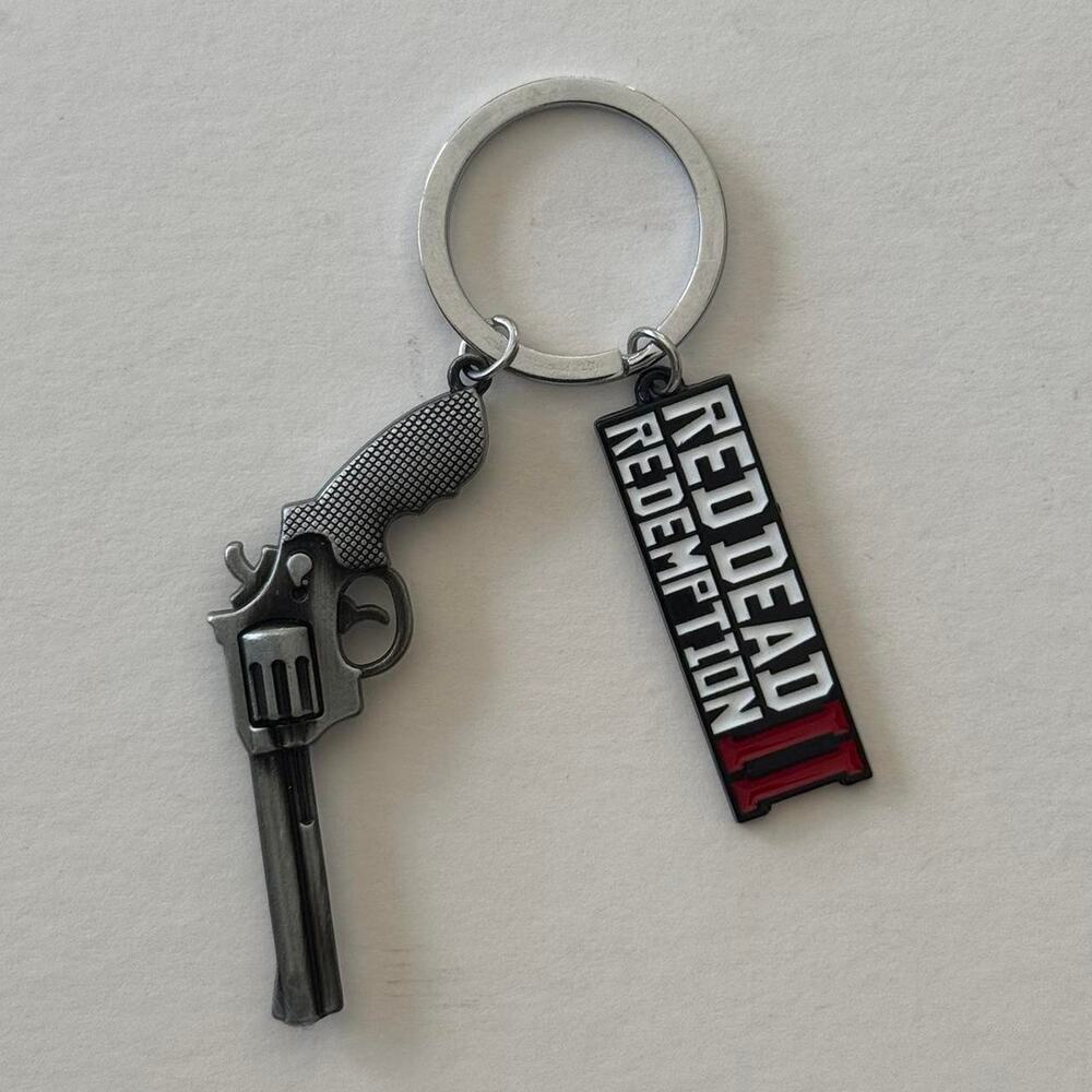 vintage red dead redemption 2 keychain